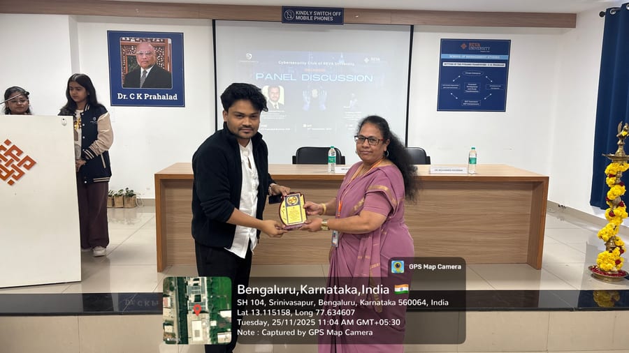 REVA Cybersecurity Club event moment
