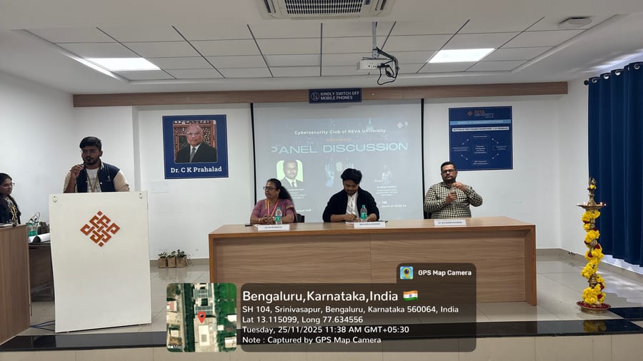REVA Cybersecurity Club event moment