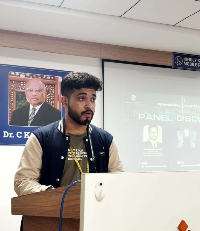 REVA Cybersecurity Club event moment
